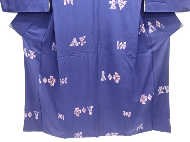  大正ロマン　抽象模様着物